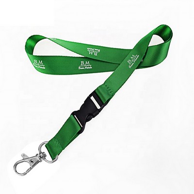 3/4" Nylon Lanyards W/Buckle Release