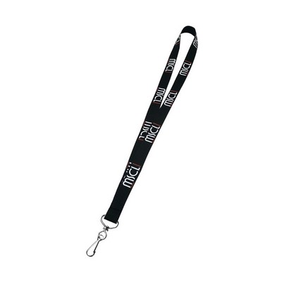1/2" Nylon Lanyards W/J-Hook Clip